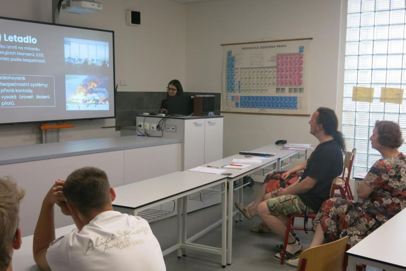 Deváťáci prezentují své ročníkové práce