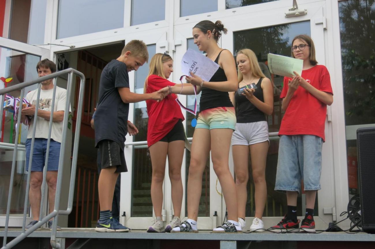 Sportovní den na závěr školního roku