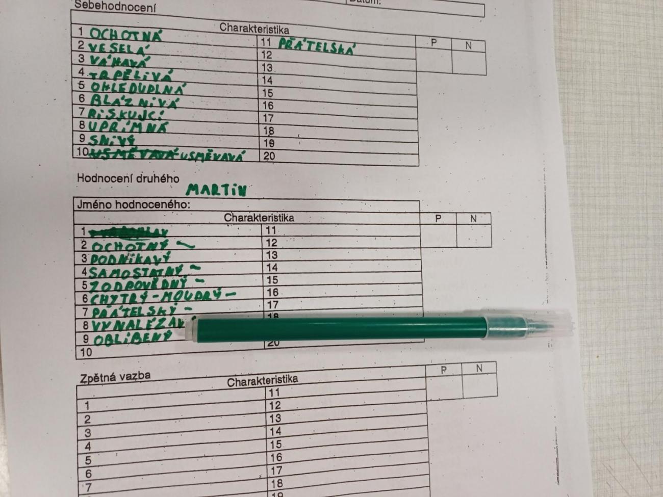 VÝJEZD POVOLÁNÍ  8. ročník