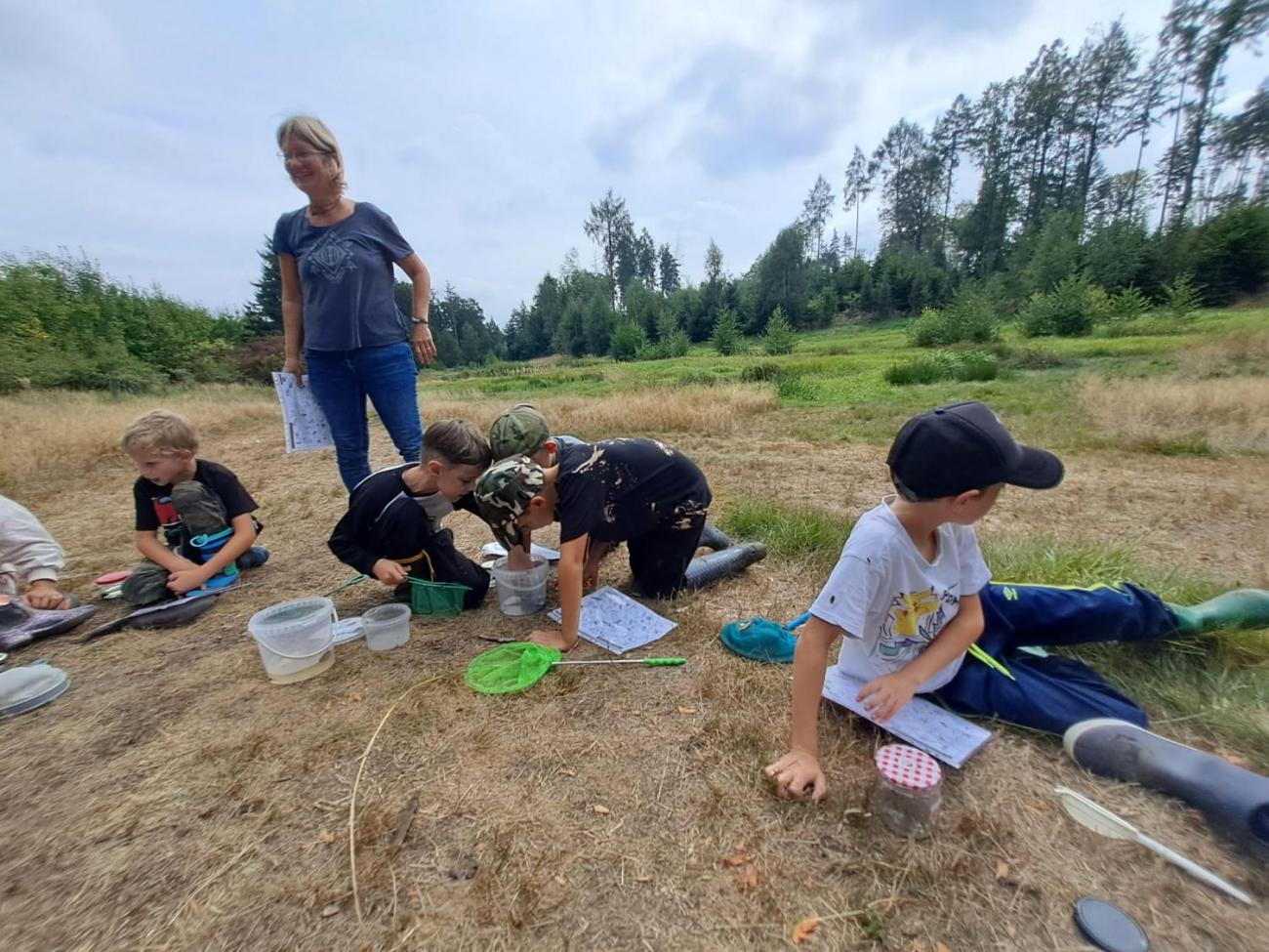 Modré žáby pod Šacberkem  2.C