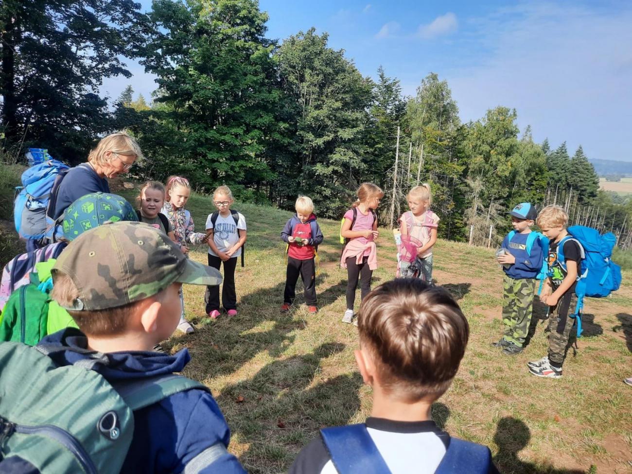 Modré žáby pod Šacberkem  2.C