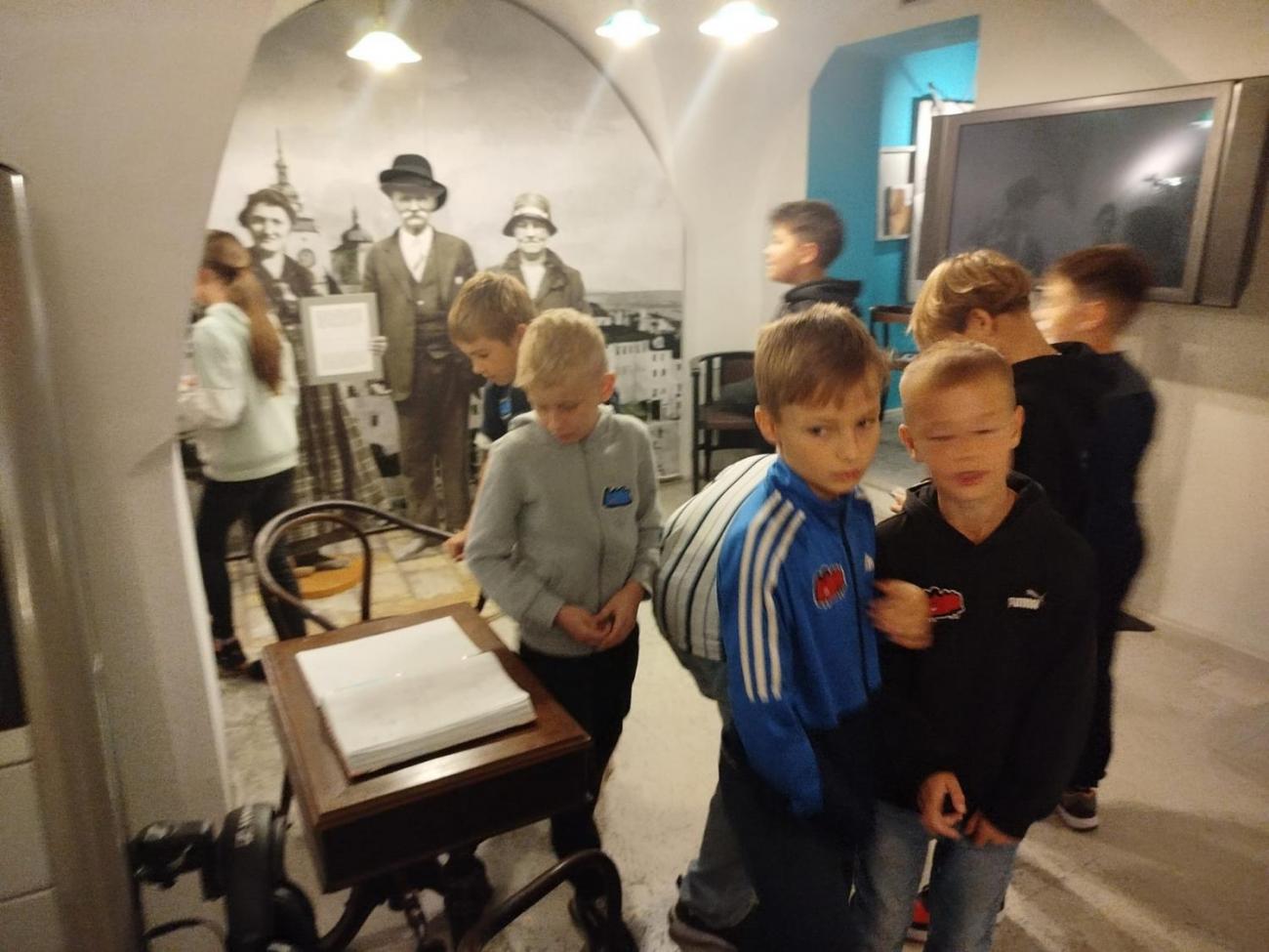 Žáci 4.A navštívili Dům Gustava Mahlera