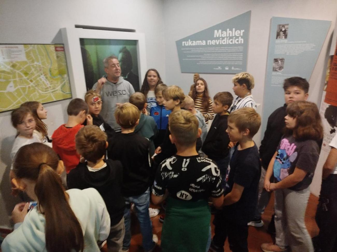 Žáci 4.A navštívili Dům Gustava Mahlera