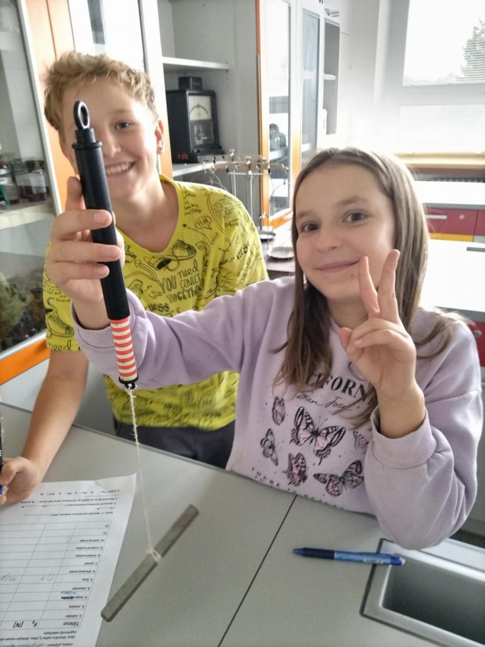 Praktická měření gravitační síly  6. ročník