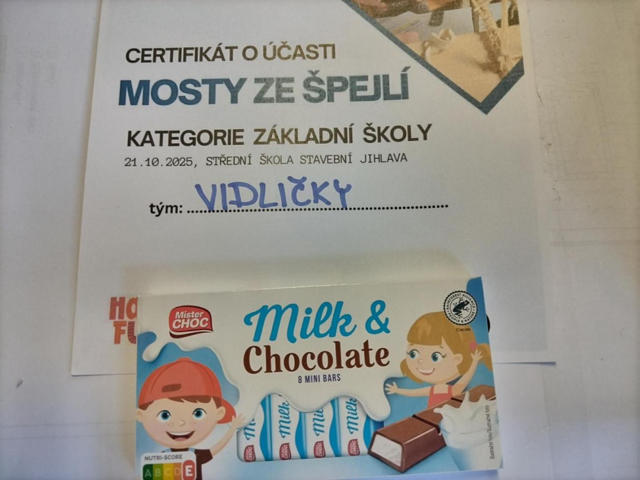 Stavíme mosty ze špejlí