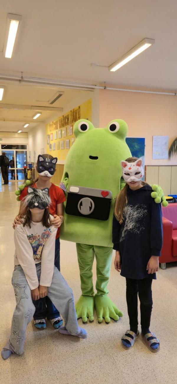 Žabák Cvaky Cvak navštívil naši školu