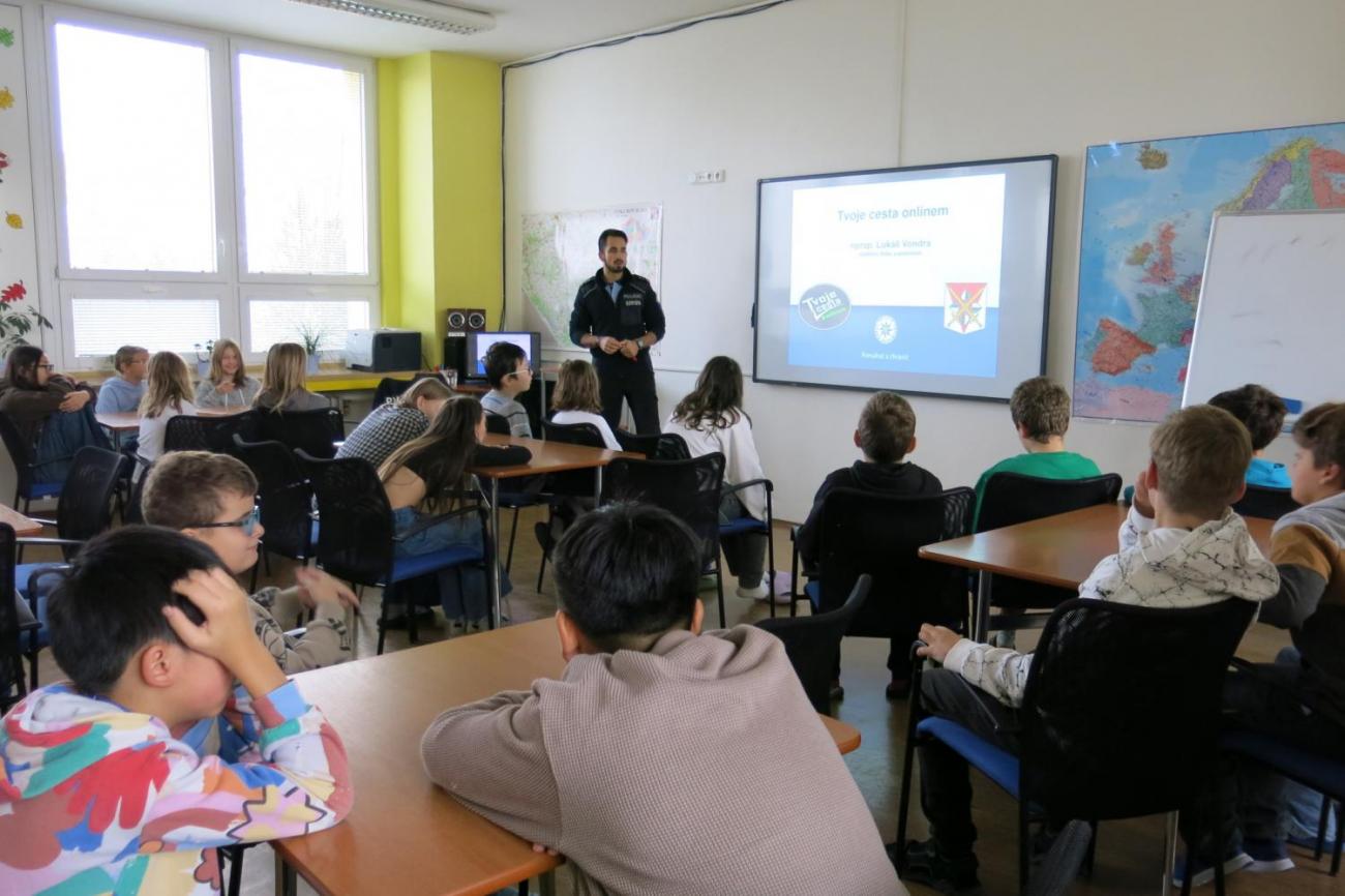 Přednáška „Tvoje cesta onlinem“ pro žáky 5. A