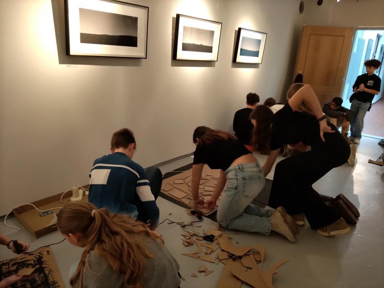 Výtvarný program k výstavě Jolany Havelkové – Zwischen zwei Orten, 7.C