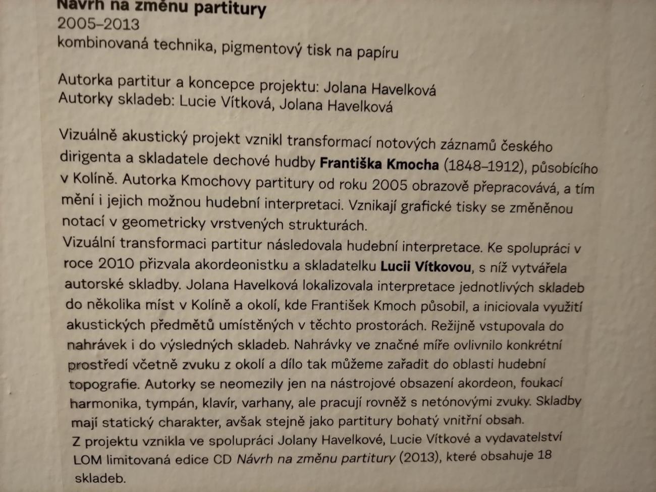 Výtvarný program k výstavě Jolany Havelkové – Zwischen zwei Orten, 7.C