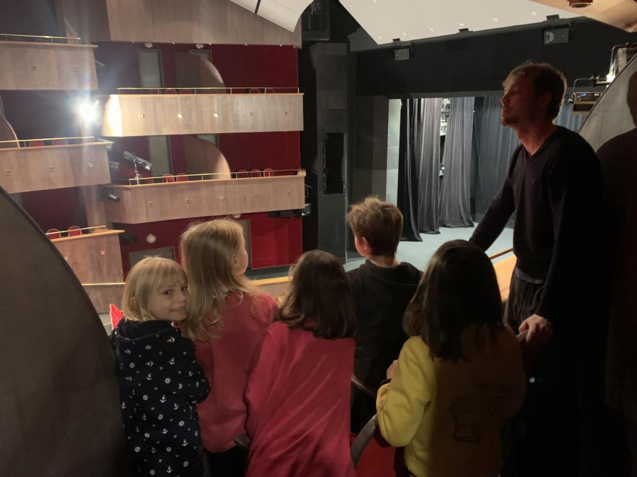 Poprvé v divadle  3.B