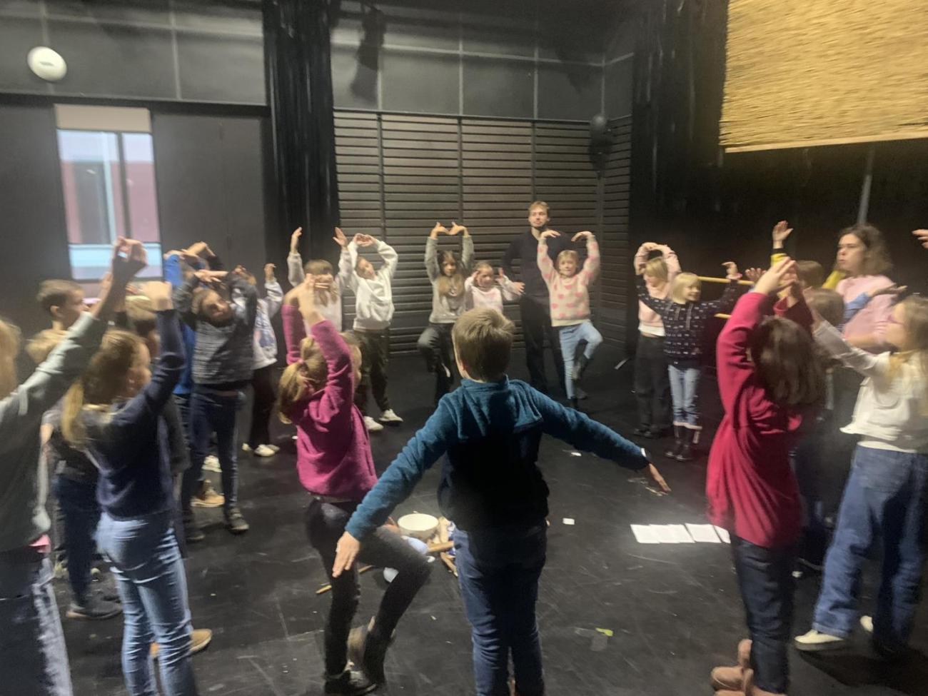 Poprvé v divadle  3.B