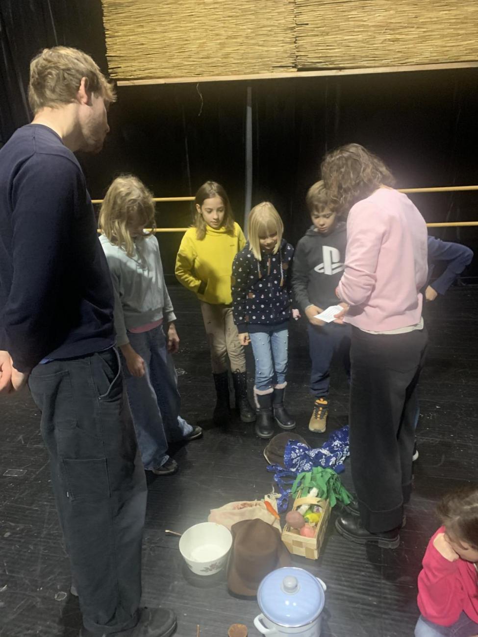 Poprvé v divadle  3.B