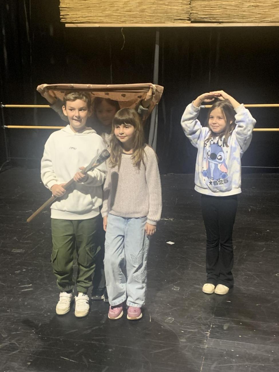 Poprvé v divadle  3.B