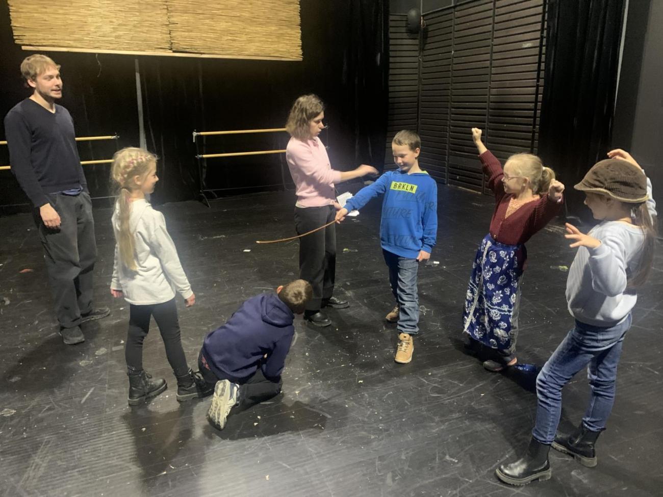 Poprvé v divadle  3.B