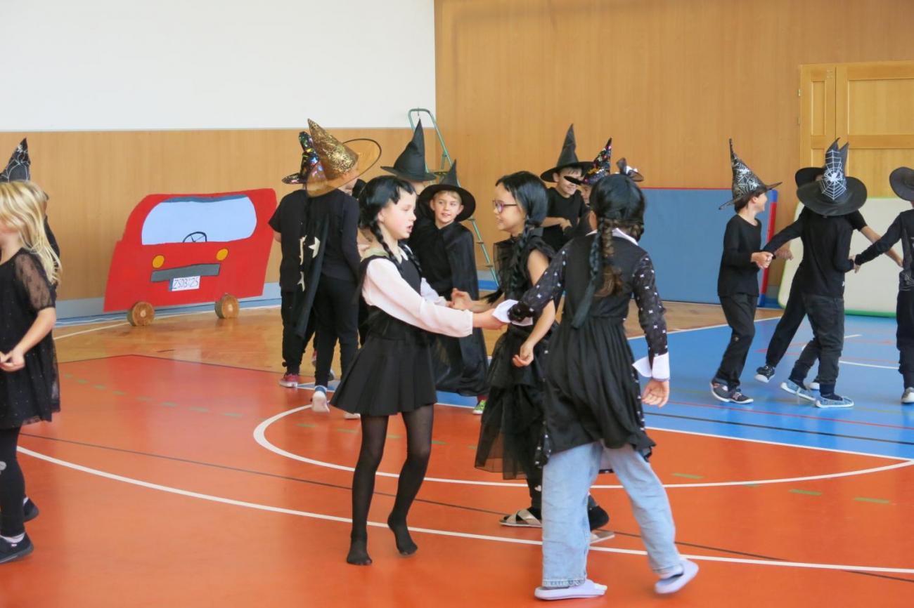 Vystoupení v tělocvičně v rámci 32. Veletrhu zdraví