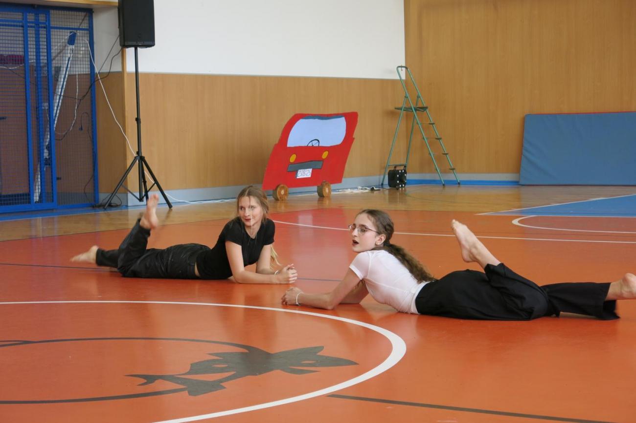 Vystoupení v tělocvičně v rámci 32. Veletrhu zdraví