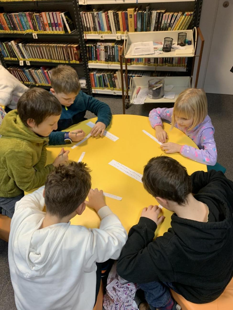 Program v knihovně  3.B