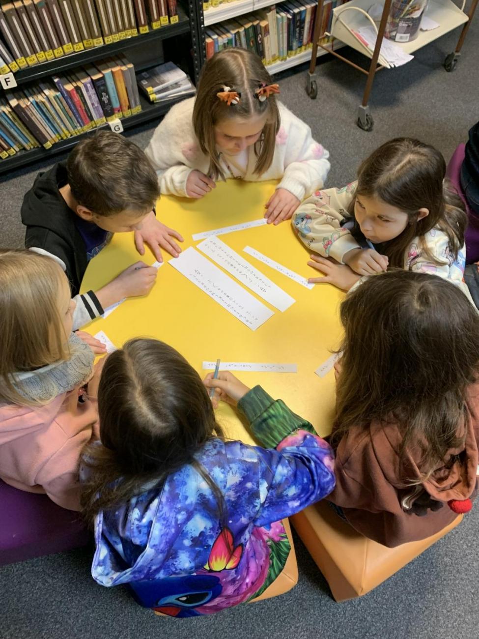 Program v knihovně  3.B