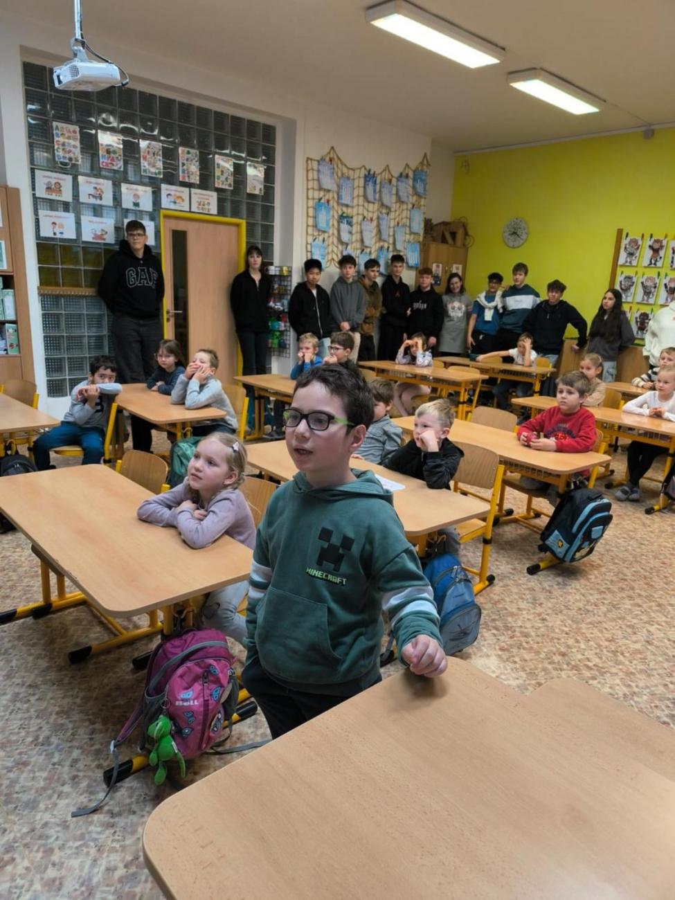 Mikulášská nadílka u prvňáčků