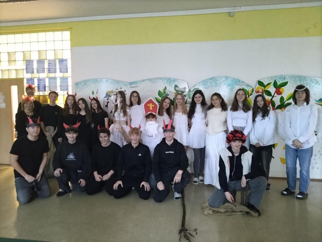 Mikulášská nadílka u prvňáčků