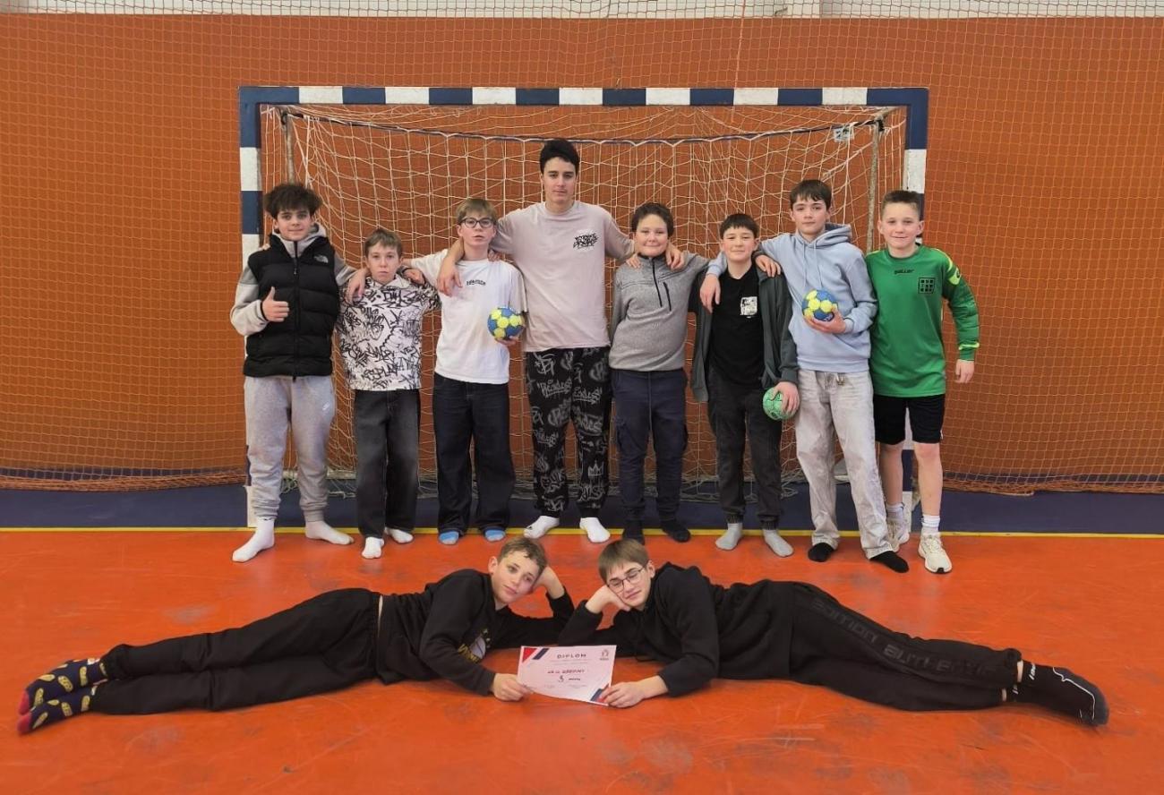 Okresní kolo v házené mladších žáků – 3. místo