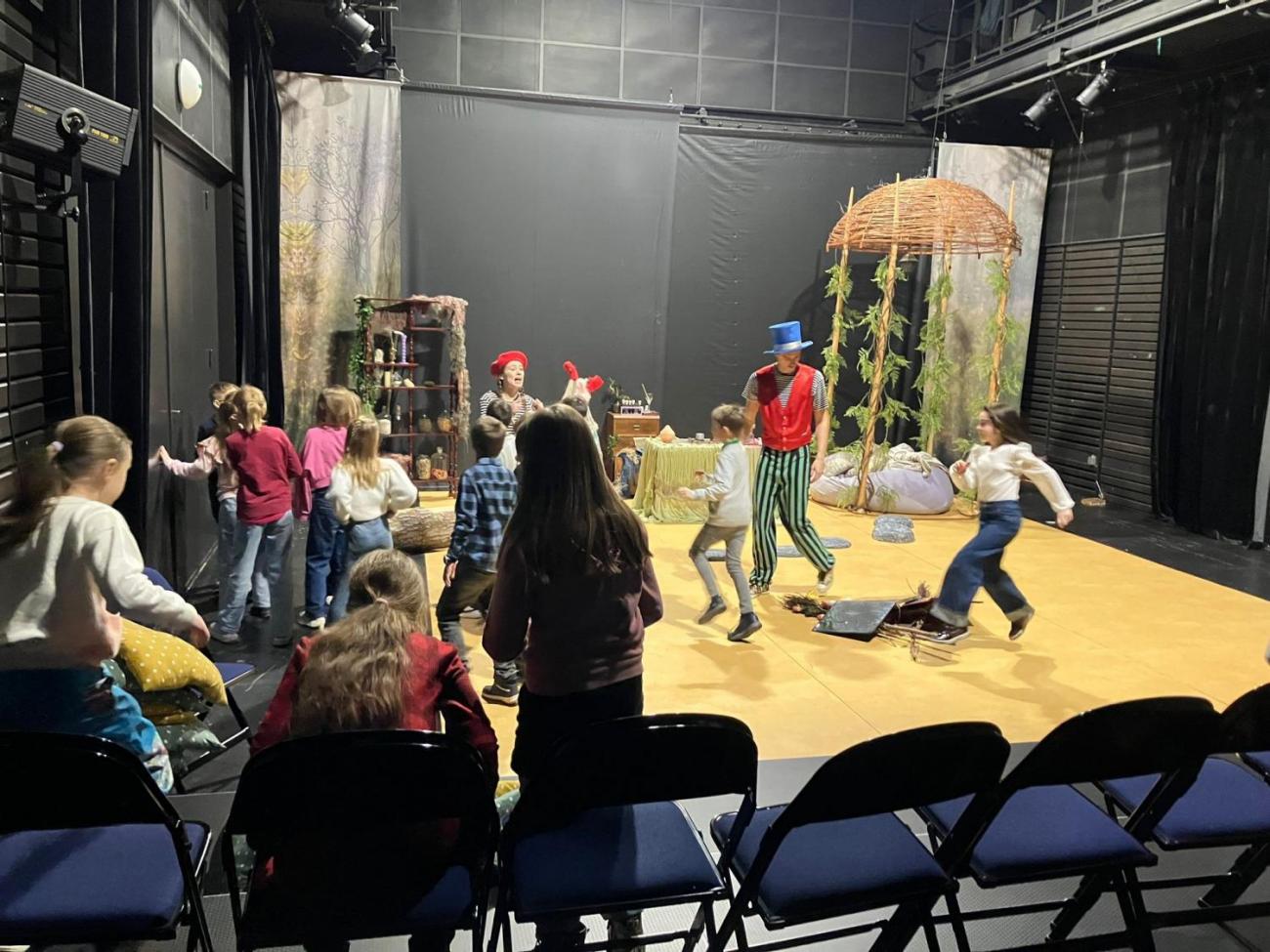 Poprvé v divadle 3.A