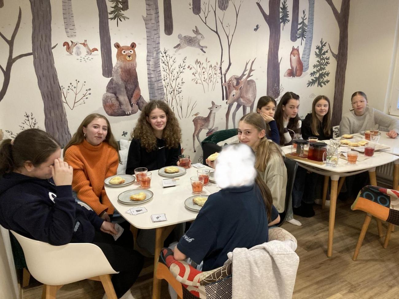 Weihnachtsdeutsch im Café