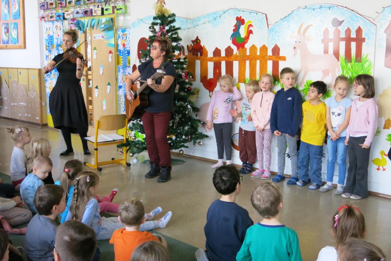 Předvánoční setkání s „Koťaty“ z MŠ Mašinka