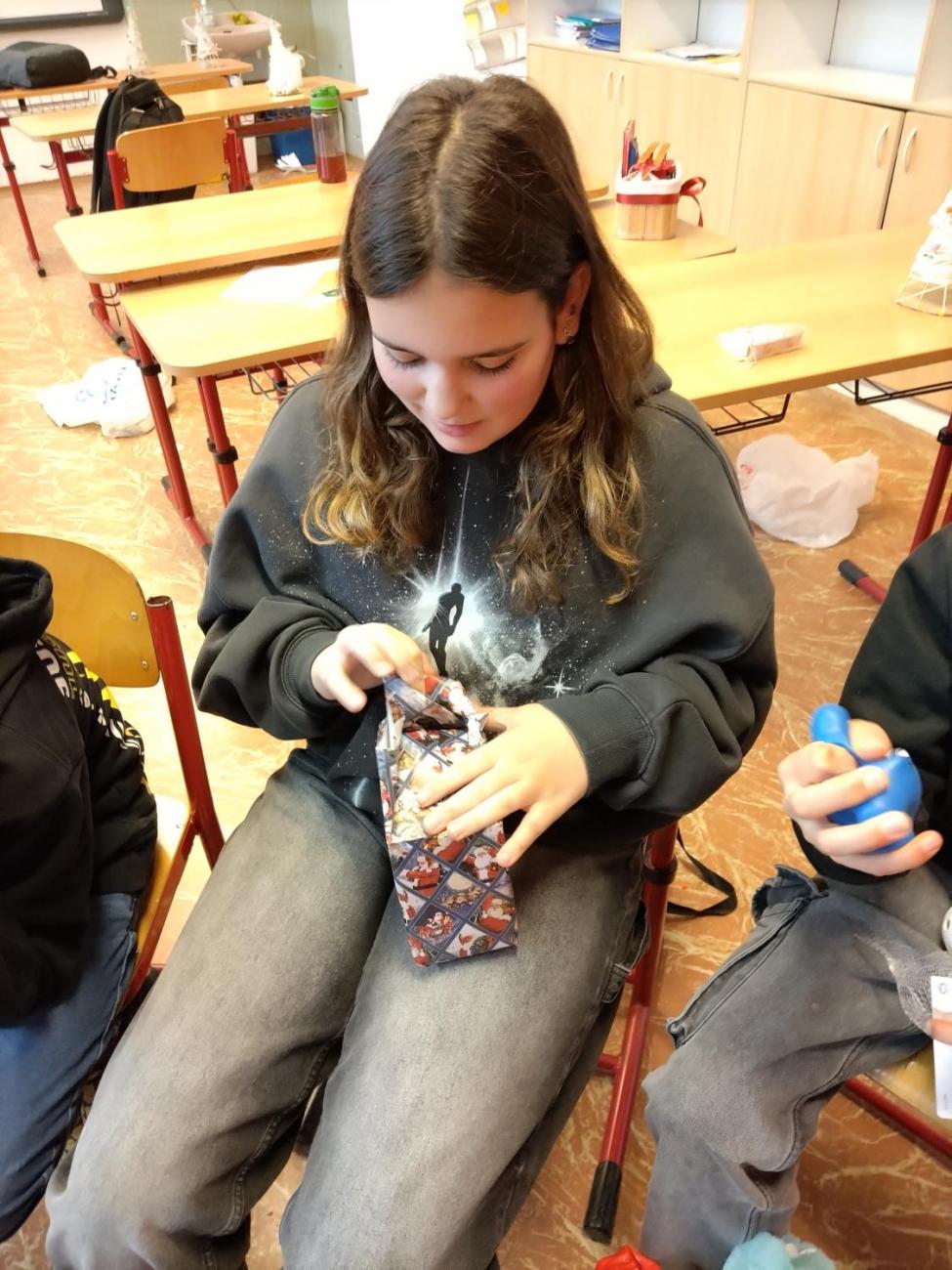 Vánoční besídka  7. D