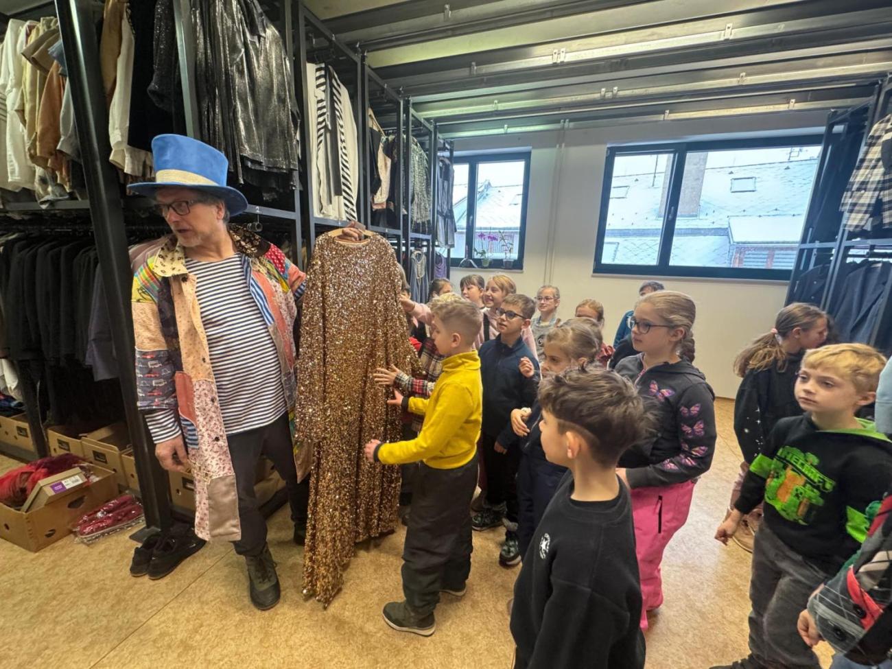 Poprvé v divadle 3.C