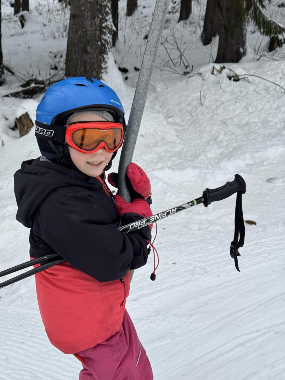 Den plný lyžování