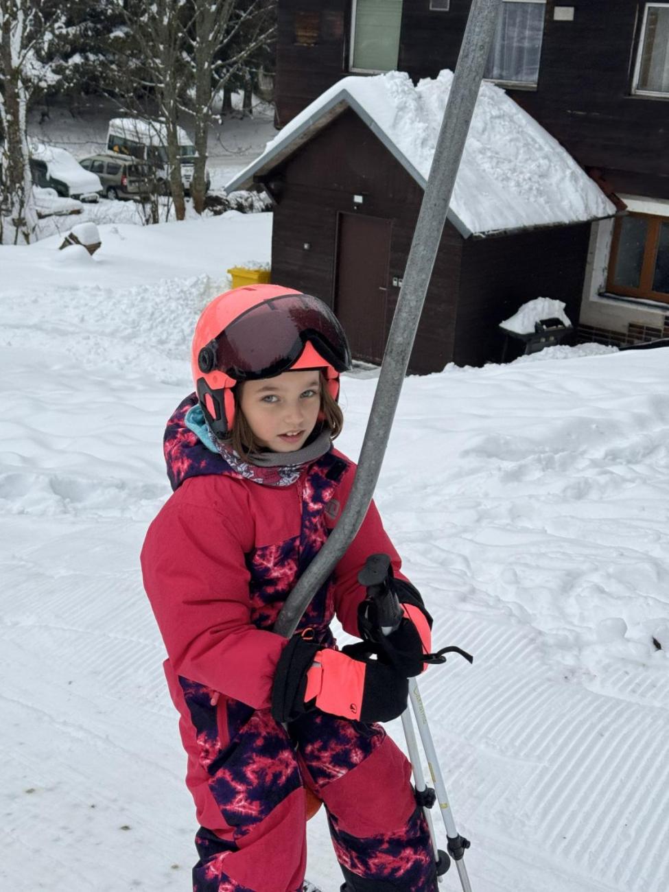 Den plný lyžování