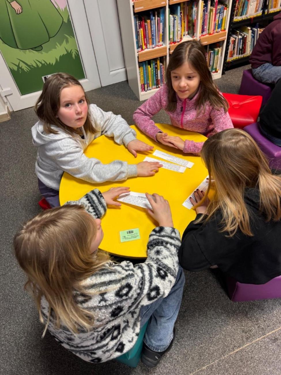 Program v knihovně  3.B