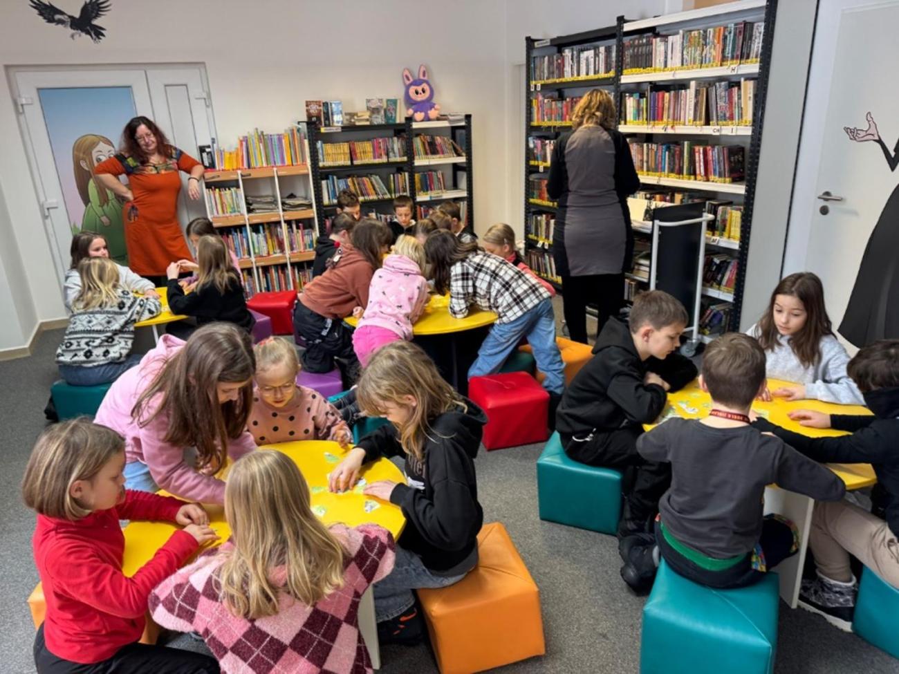 Program v knihovně  3.B