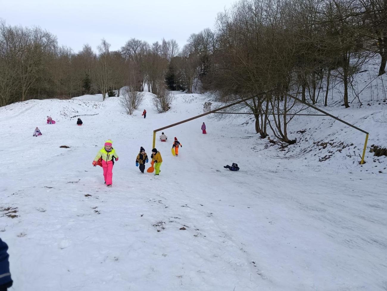 Společné zimní radovánky 1.C a 9.B