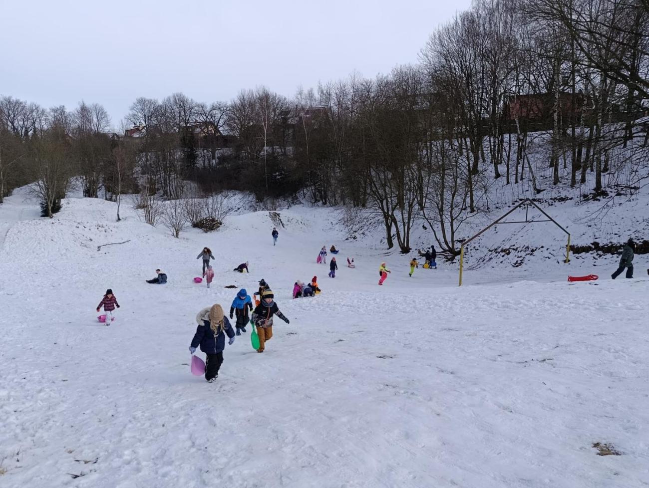 Společné zimní radovánky 1.C a 9.B