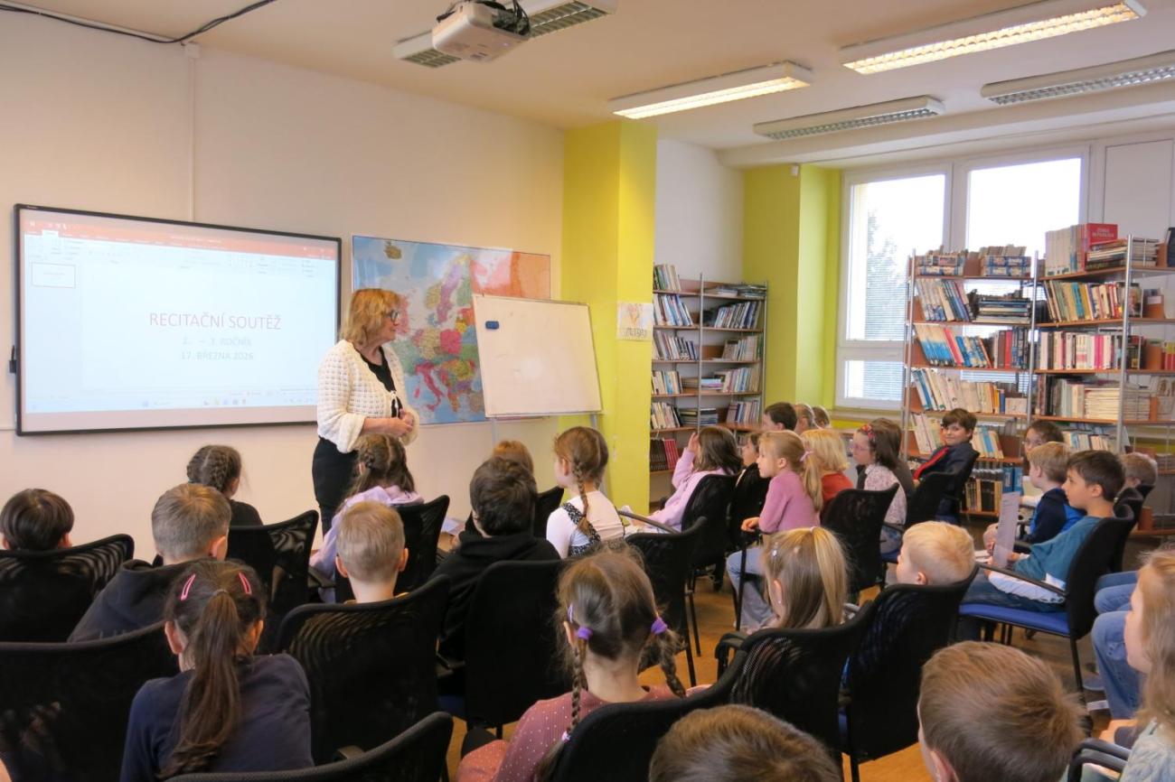 Recitační soutěž 1., 2. a 3. ročníku