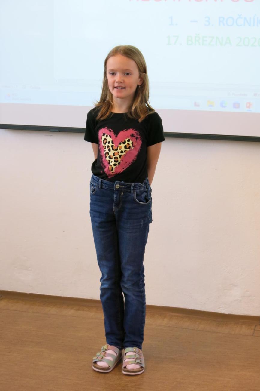 Recitační soutěž 1., 2. a 3. ročníku