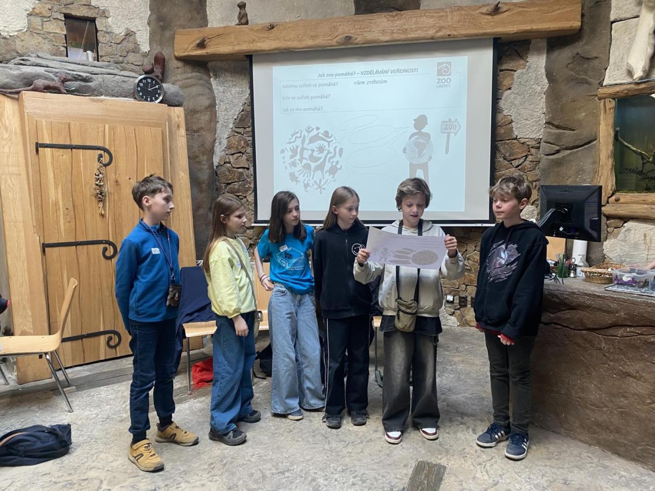 Návštěva 5.C v ZOO Jihlava