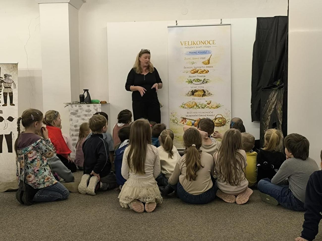 Velikonční program v muzeu  1.A