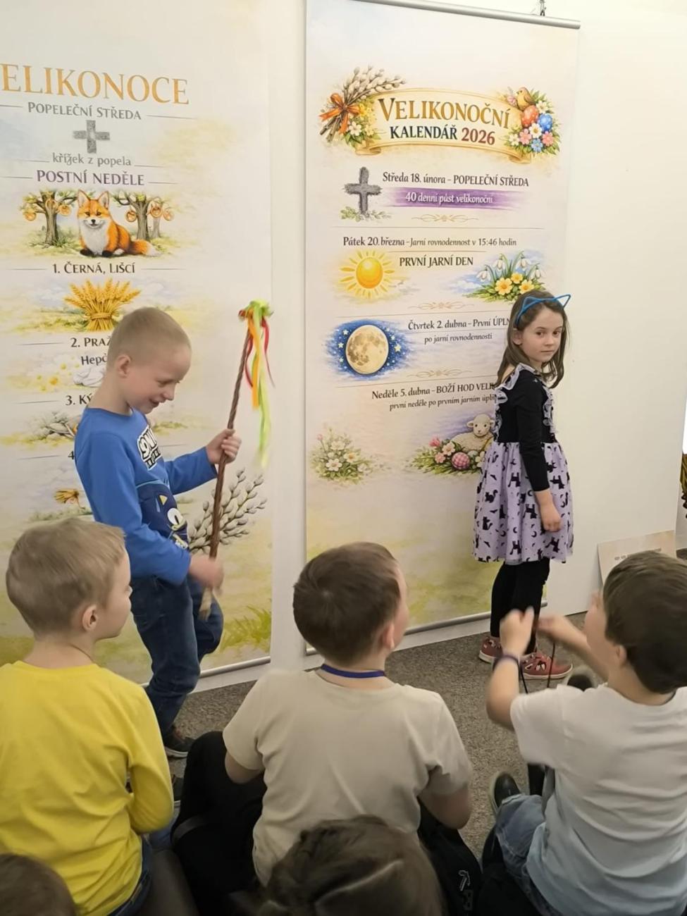 Velikonční program v muzeu  1.A