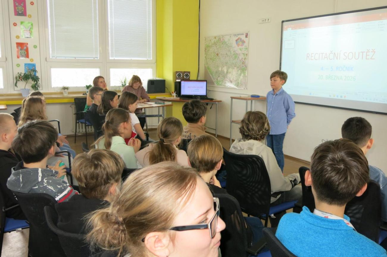 Recitační soutěž žáků 4. a 5. ročníků