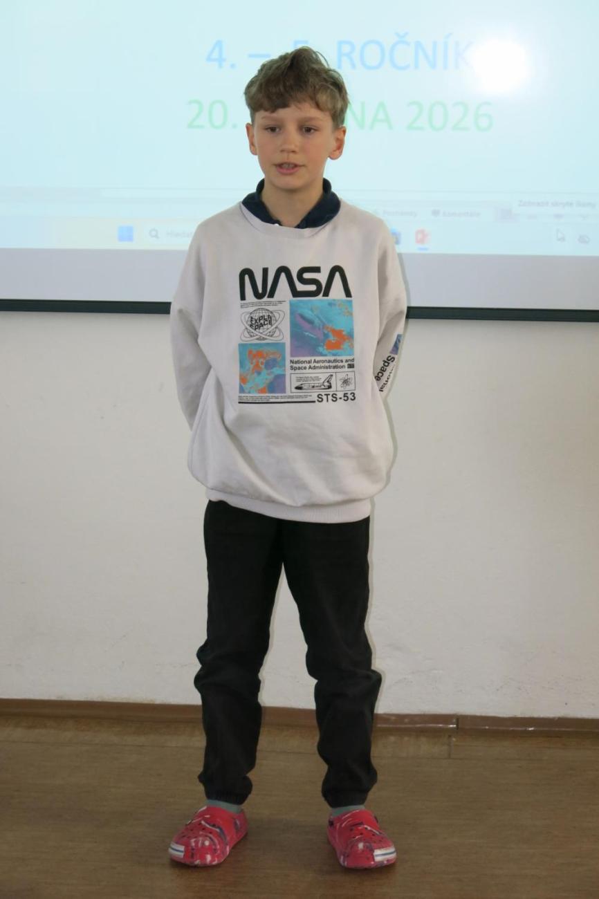 Recitační soutěž žáků 4. a 5. ročníků