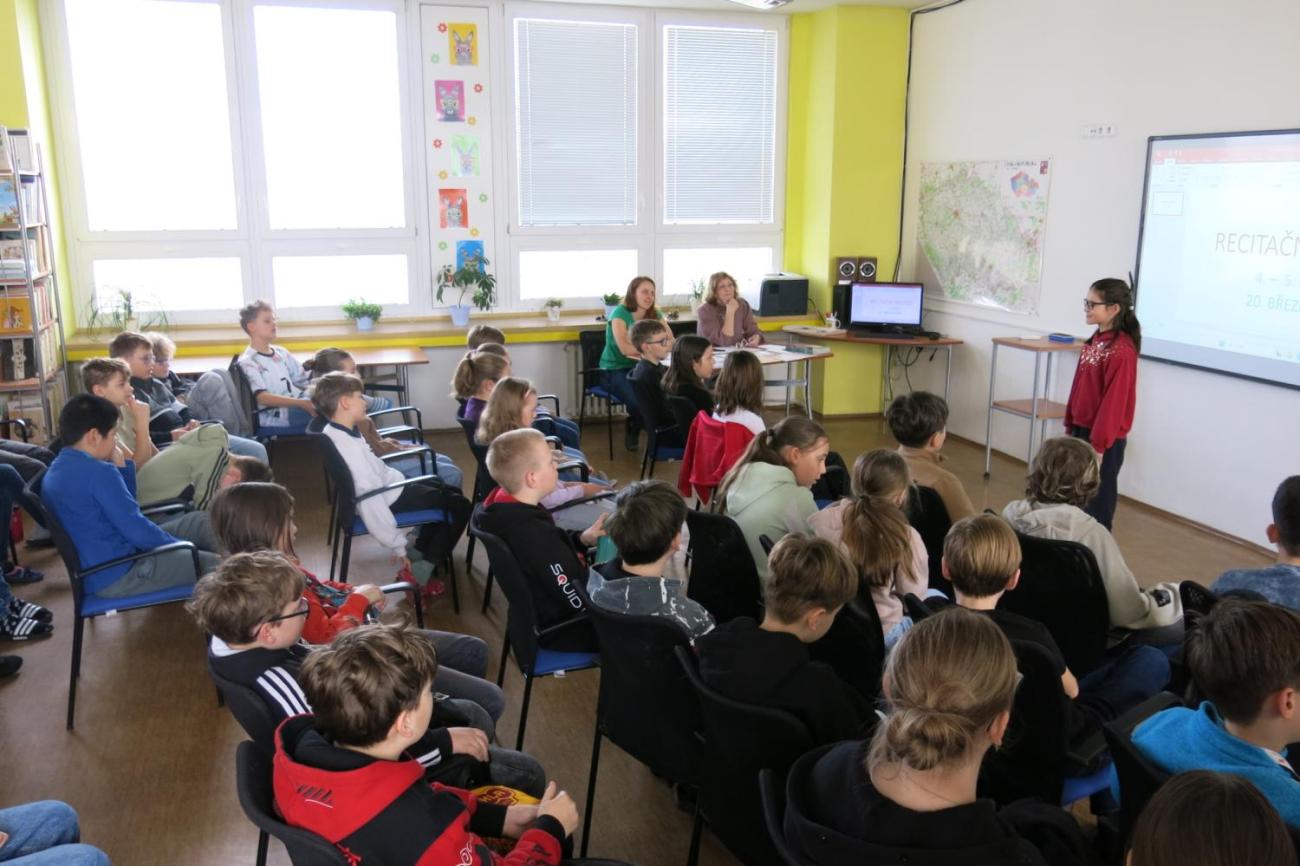 Recitační soutěž žáků 4. a 5. ročníků