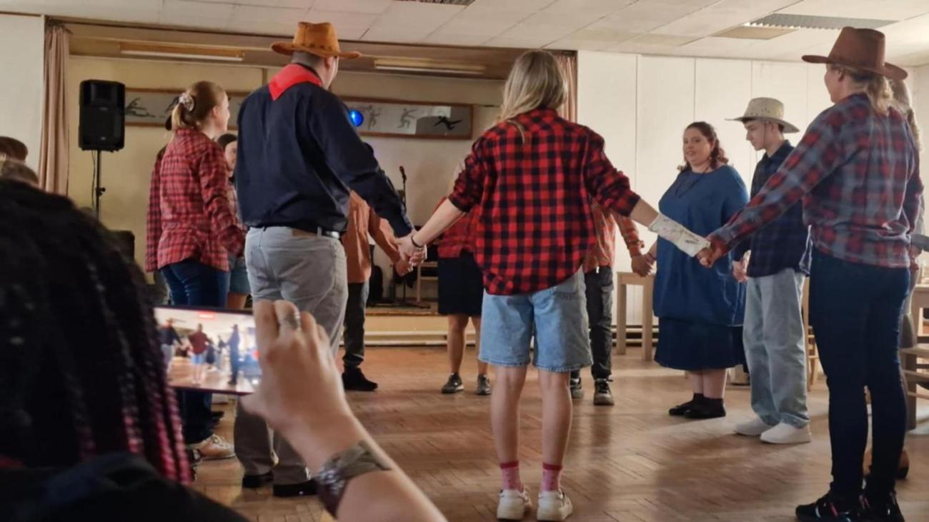 Předtančení na plese DTS Jihlava