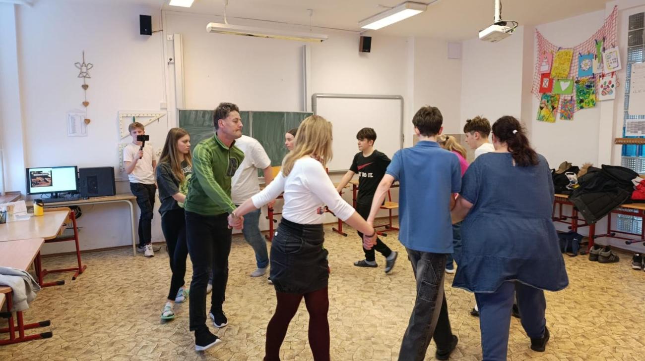 Předtančení na plese DTS Jihlava