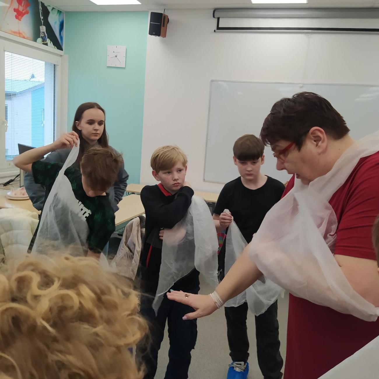 Projekt "Lidské tělo" škola Farmeko  5.B