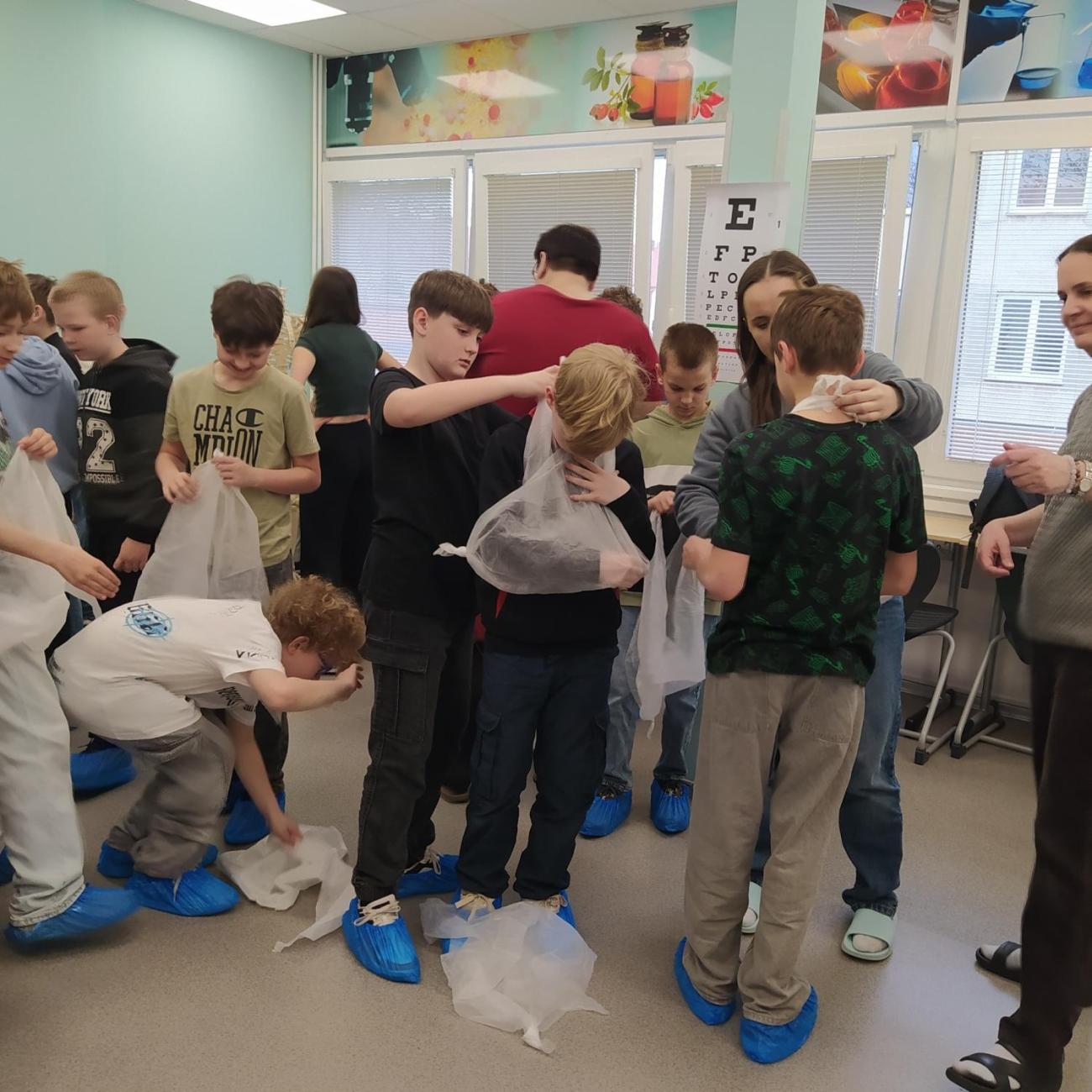 Projekt "Lidské tělo" škola Farmeko  5.B