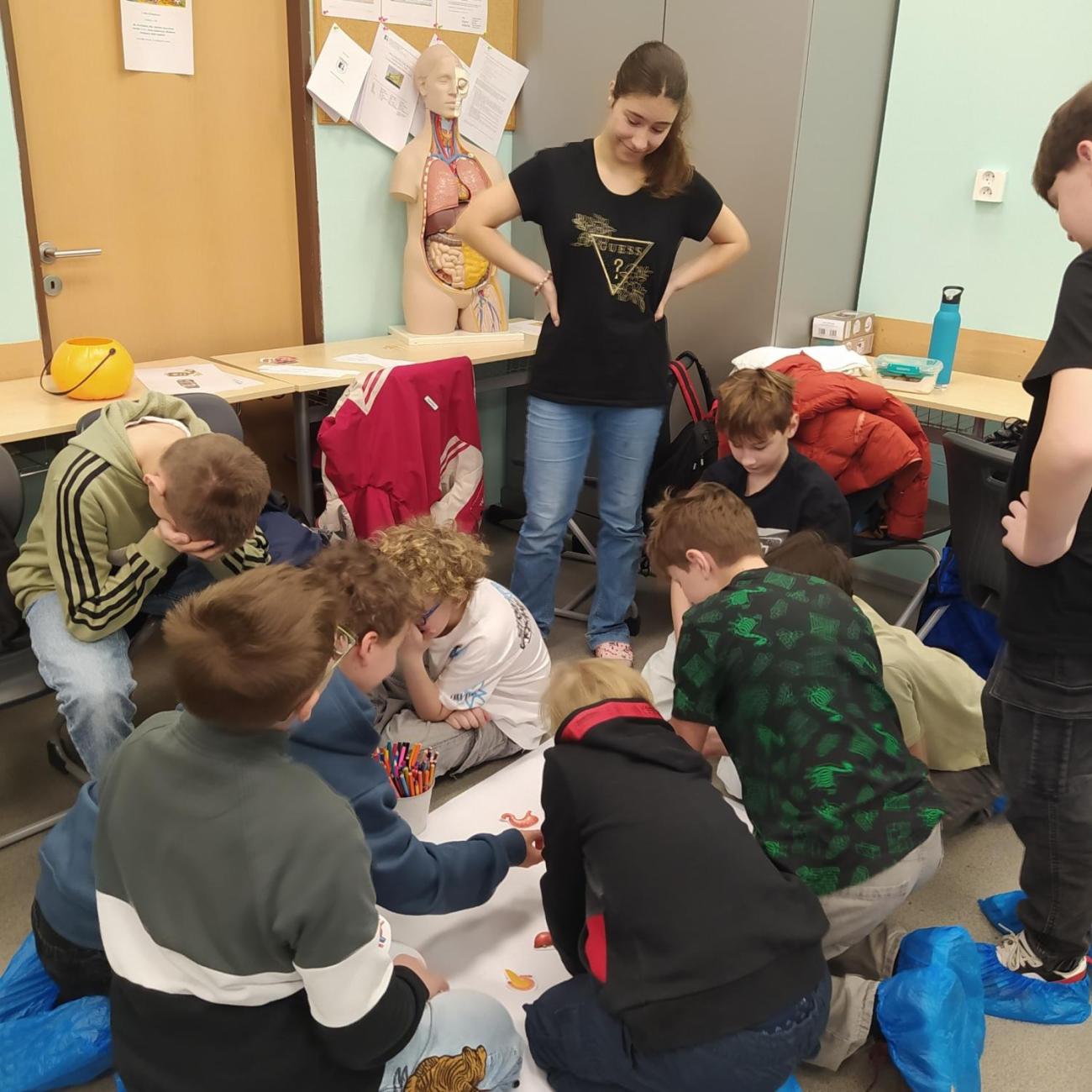 Projekt "Lidské tělo" škola Farmeko  5.B