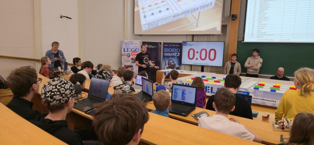 Robosoutěž 2026 na ČVUT v Praze